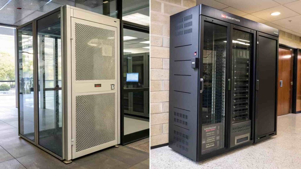 How Did The IBM 9306 Model 900 Evolve From A Glass To A Perforated Front Door