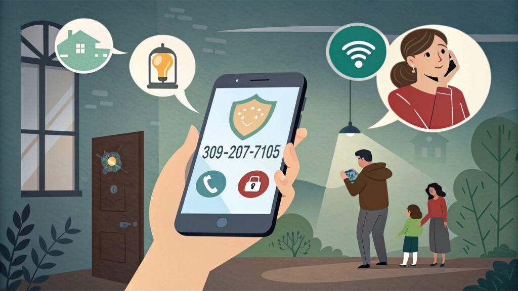 What Is 309-207-7105 and Who Might Be Behind It